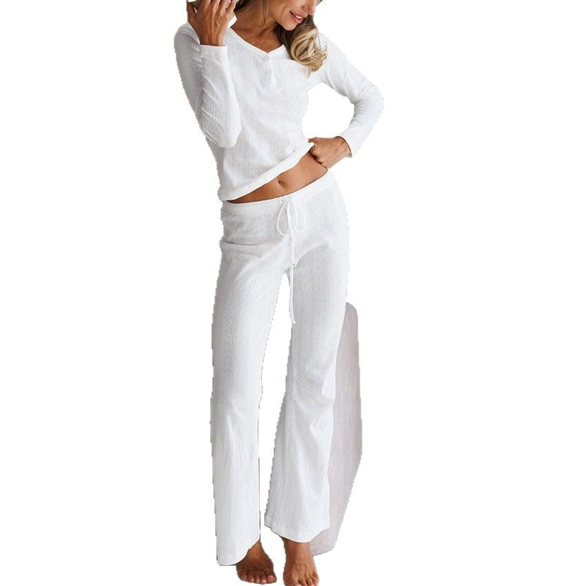 Lune London casual long sleeve top and jogger set for women