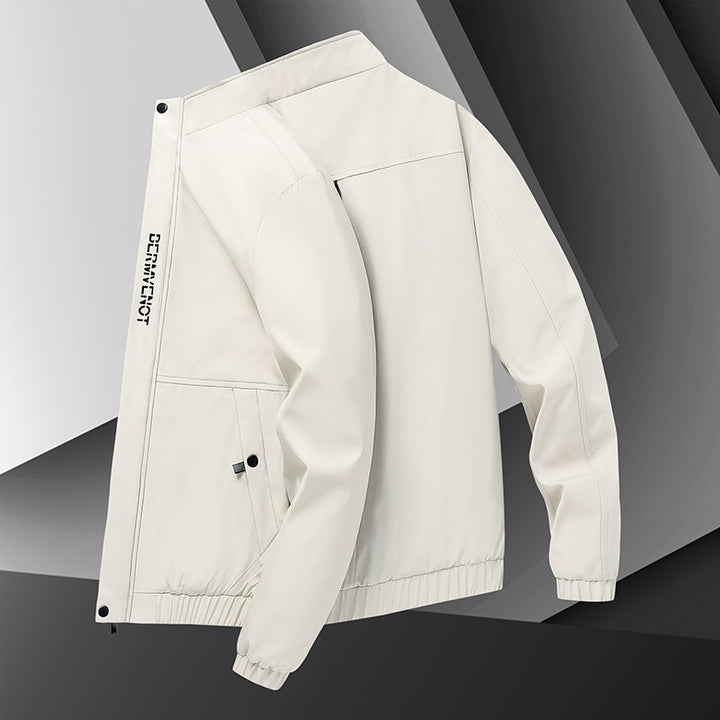 Trendy men’s transitional jacket with adjustable sleeves and practical pockets Lune London