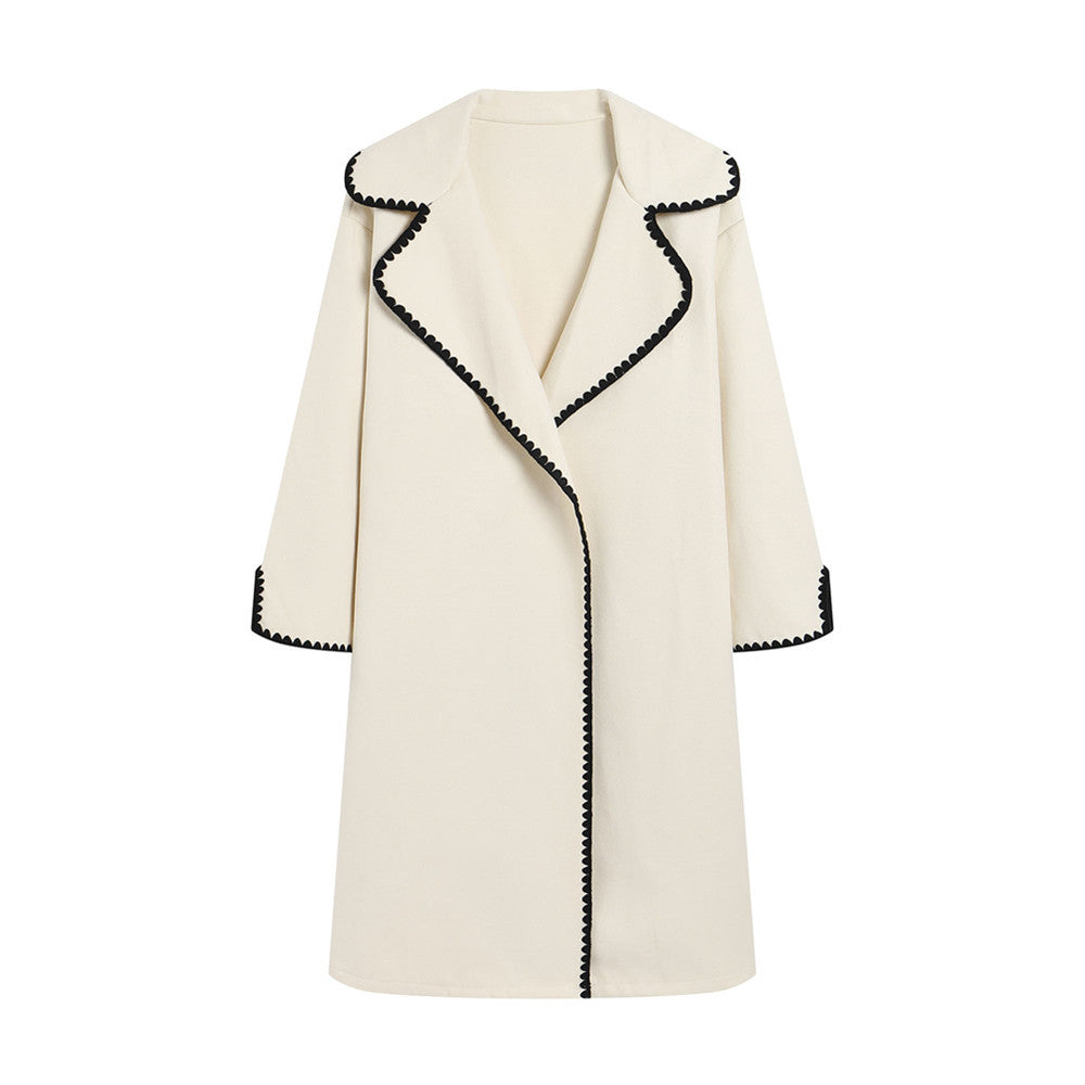 Women’s Trendy Transitional Blazer with Decorative Edges Lune London