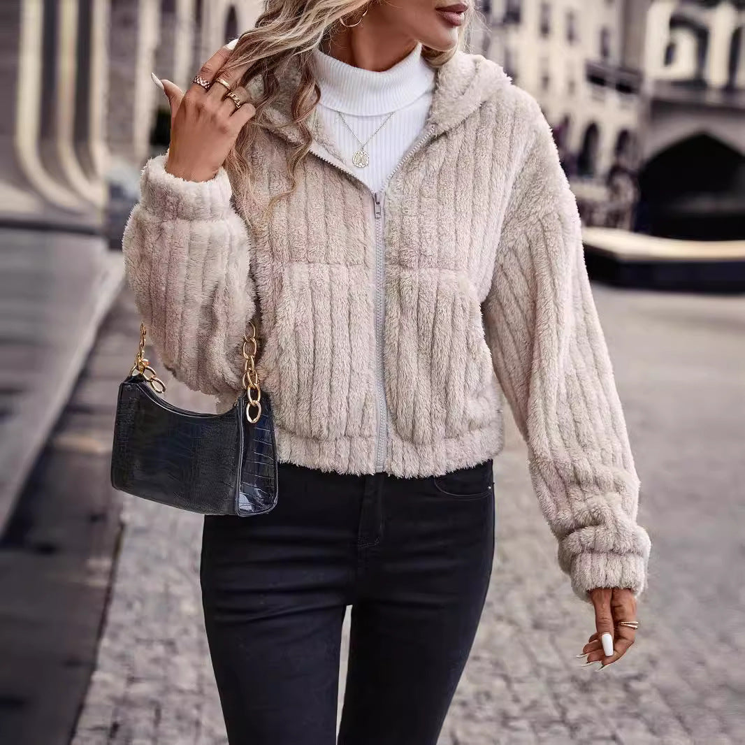 Ladies soft fleece jacket Lune London