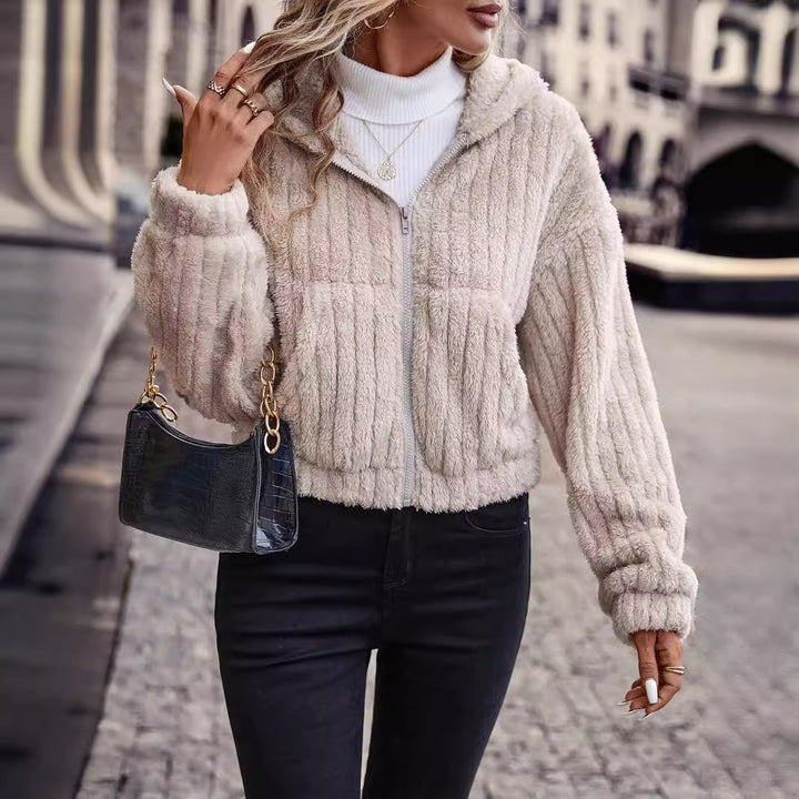 Ladies soft fleece jacket Lune London