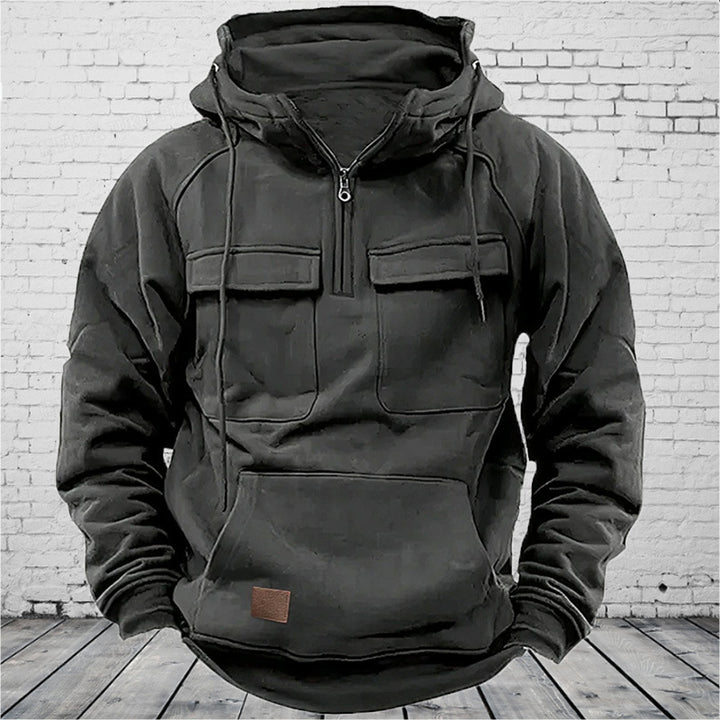 Men's casual hoodie with practical pockets and modern fit Lune London