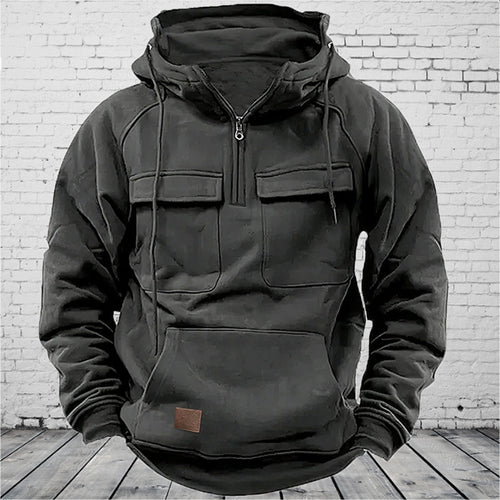 Men's casual hoodie with practical pockets and modern fit Lune London