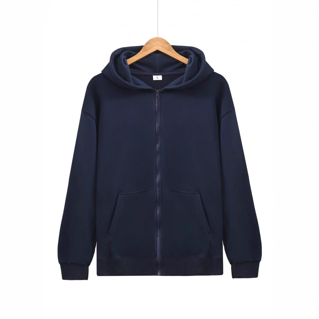 Ladies hoodie jacket with full zip and practical pockets Chic & Stil