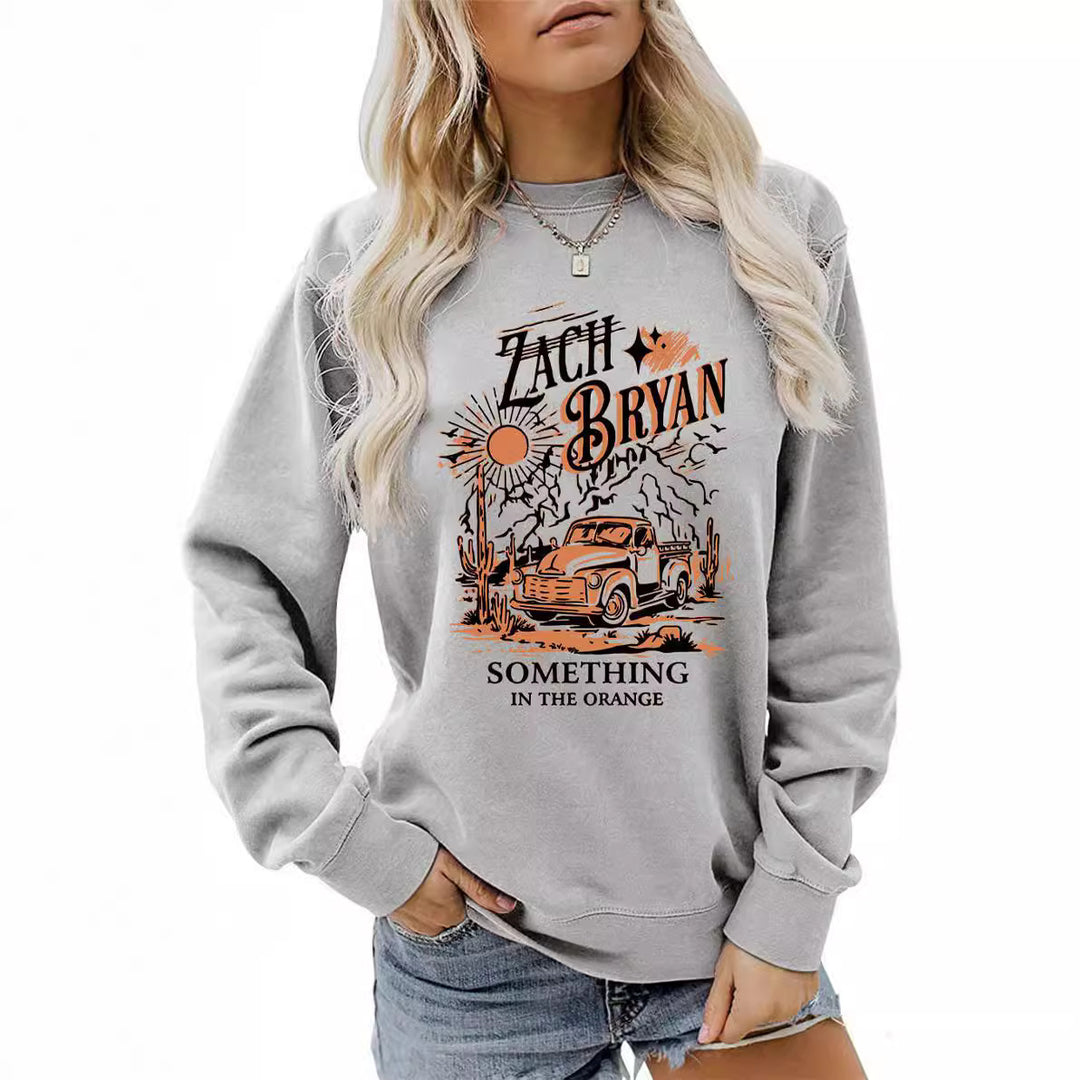 Sweat-shirt femme avec design de camion vintage inspirant Chic & Stil
