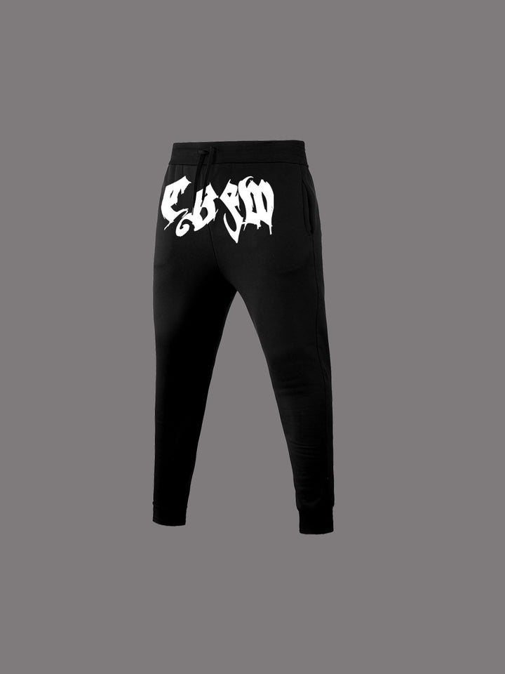 Slim fit sporty women's jogger pants with eye-catching writing Lune London