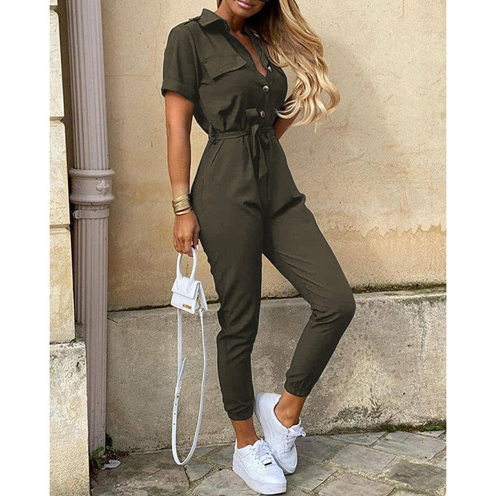 Women's jumpsuit with trendy design, practical pockets, and fitted cut Lune London