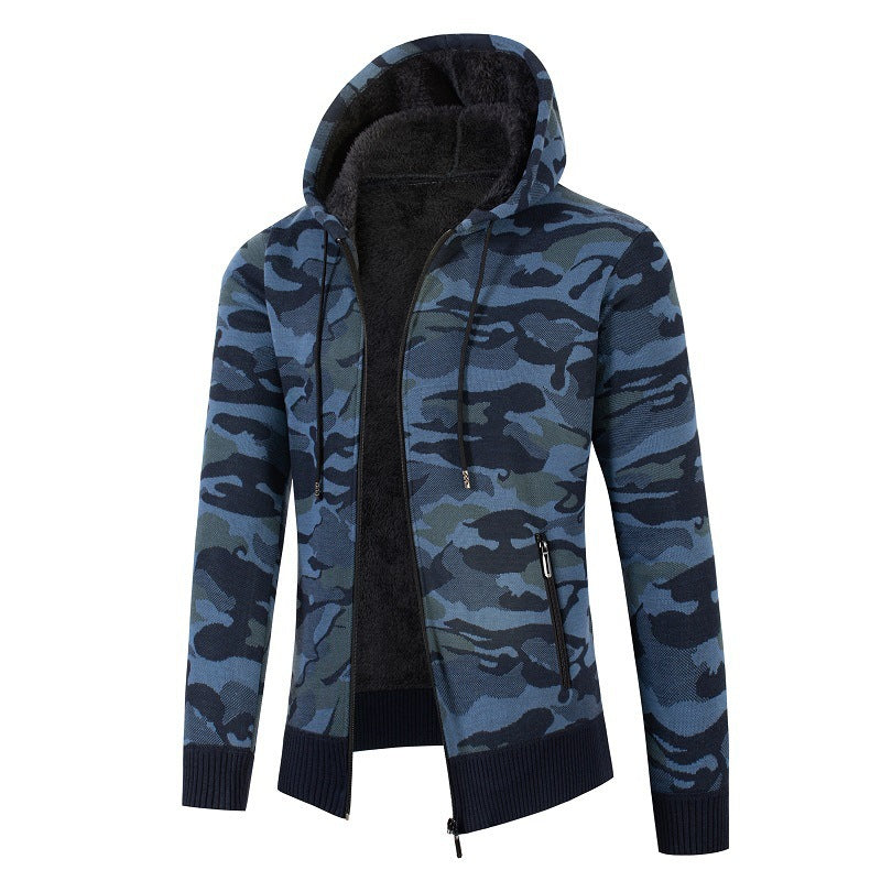 Trendy hooded sweatshirt for men with checkered pattern Lune London