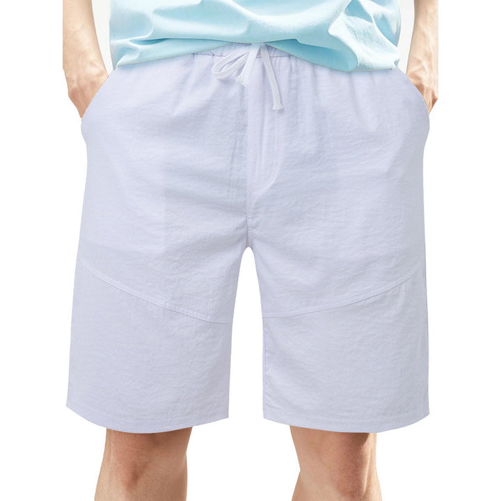Shorts de loisirs confortables pour hommes avec taille élastique et poches latérales pratiques Lune London