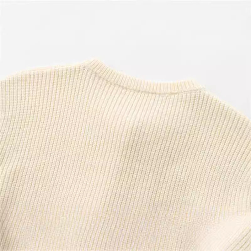 Ladies elegant sweater with bow details Lune London