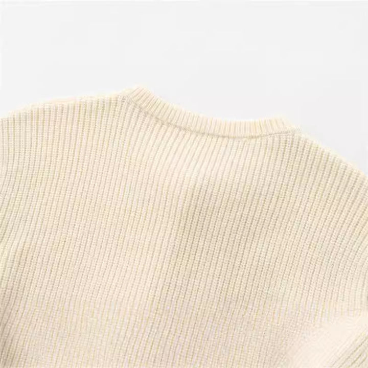 Ladies elegant sweater with bow details Lune London