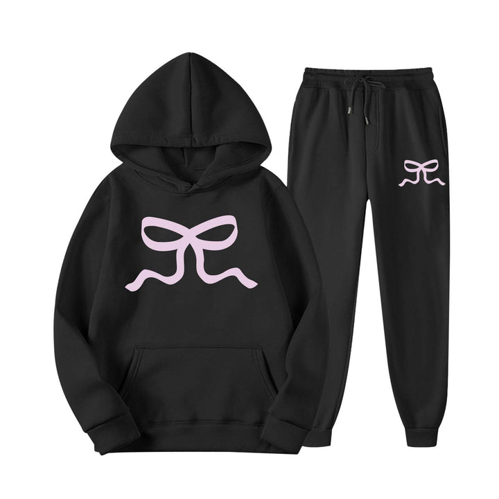 Ensemble de sweat à capuche décontracté et de pantalon de jogging pour femmes Chic & Stil
