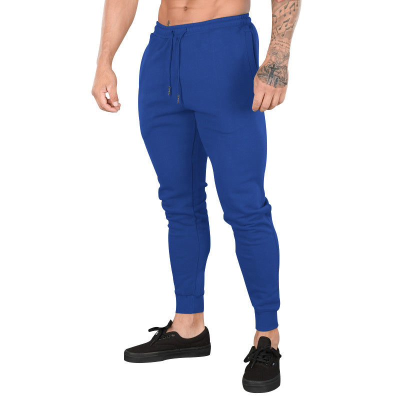 Men's training pants with elastic waistband and handy zipper Lune London