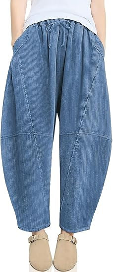 Pantalon de loisirs taille haute raffiné pour dames avec cordon de serrage Chic & Stil
