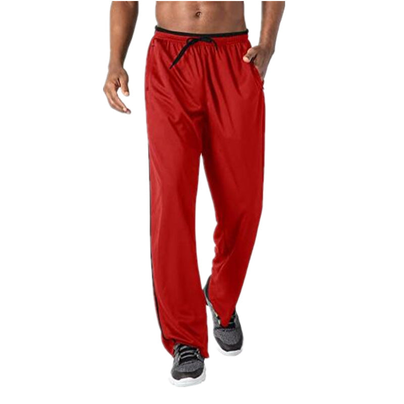 Men's sporty training pants with contrasting side stripes Lune London
