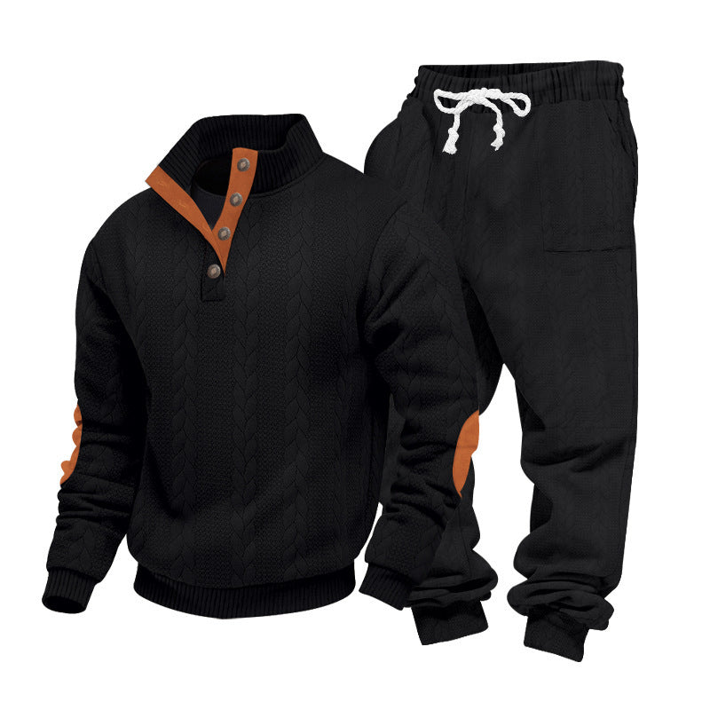 Men's comfortable knitted sweater and tracksuit set Lune London