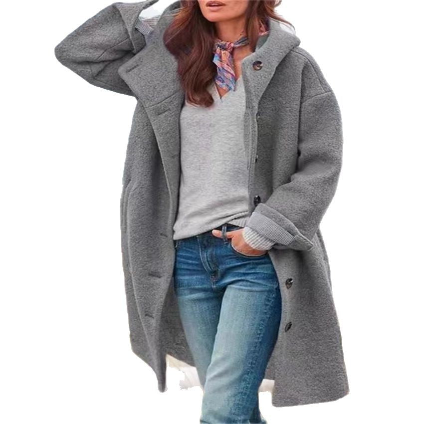 Oversized leisure coat for women with trendy cut Lune London