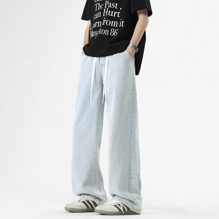Casual loose pants for men with elastic waistband and pockets Lune London