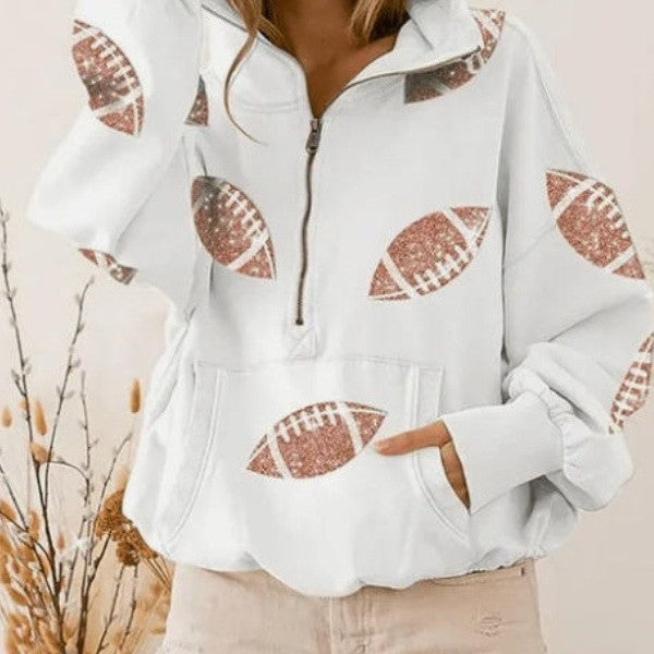 Ladies casual hoodie with sport-specific design Lune London