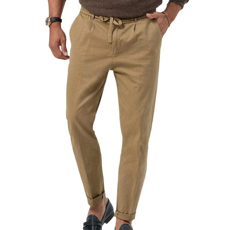 Pantalons de loisirs pour hommes confortables avec taille élastique Lune London