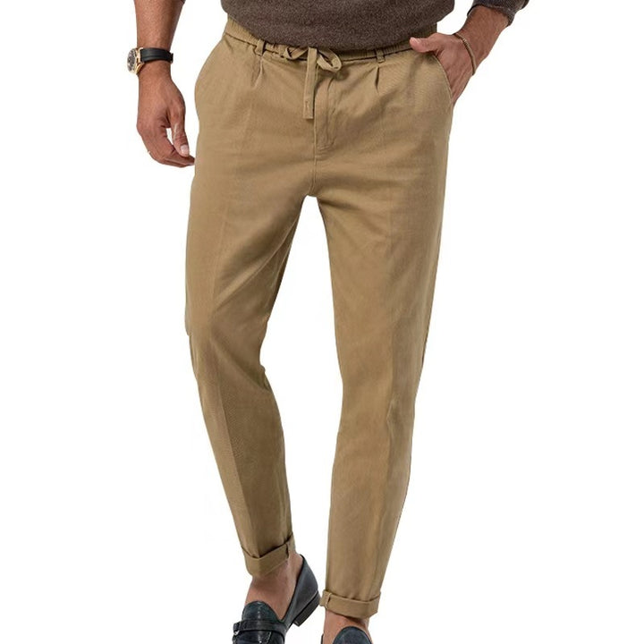 Pantalons de loisirs pour hommes confortables avec taille élastique Lune London