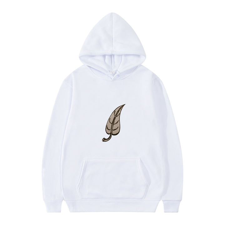 Women's hoodie with original leaf print Chic & Stil