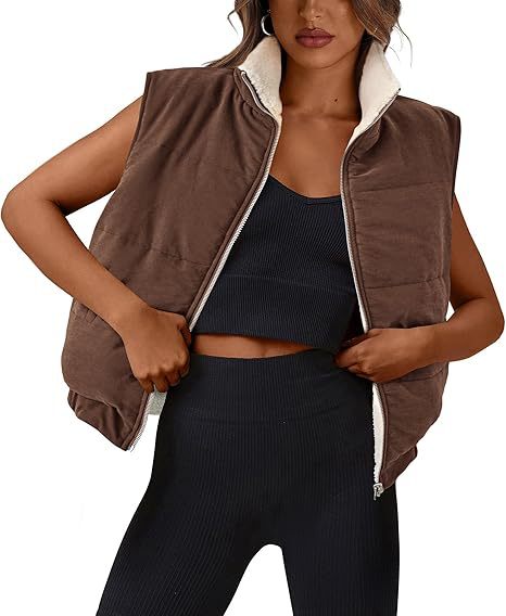 Ladies quilted vest with soft interior Lune London