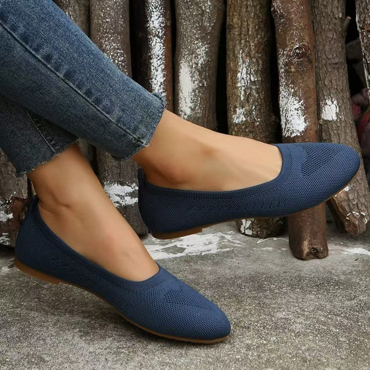 Lune London Stretch Mesh Ballet Flats for Women