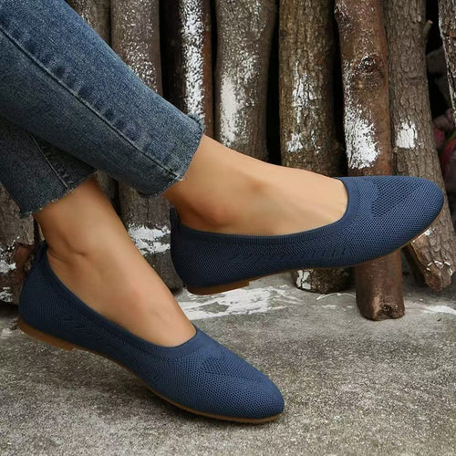Lune London Stretch Mesh Ballet Flats for Women