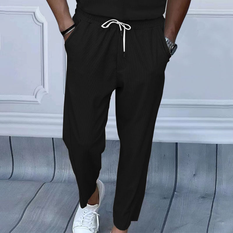 Comfortable men's lounge pants with side pockets Lune London