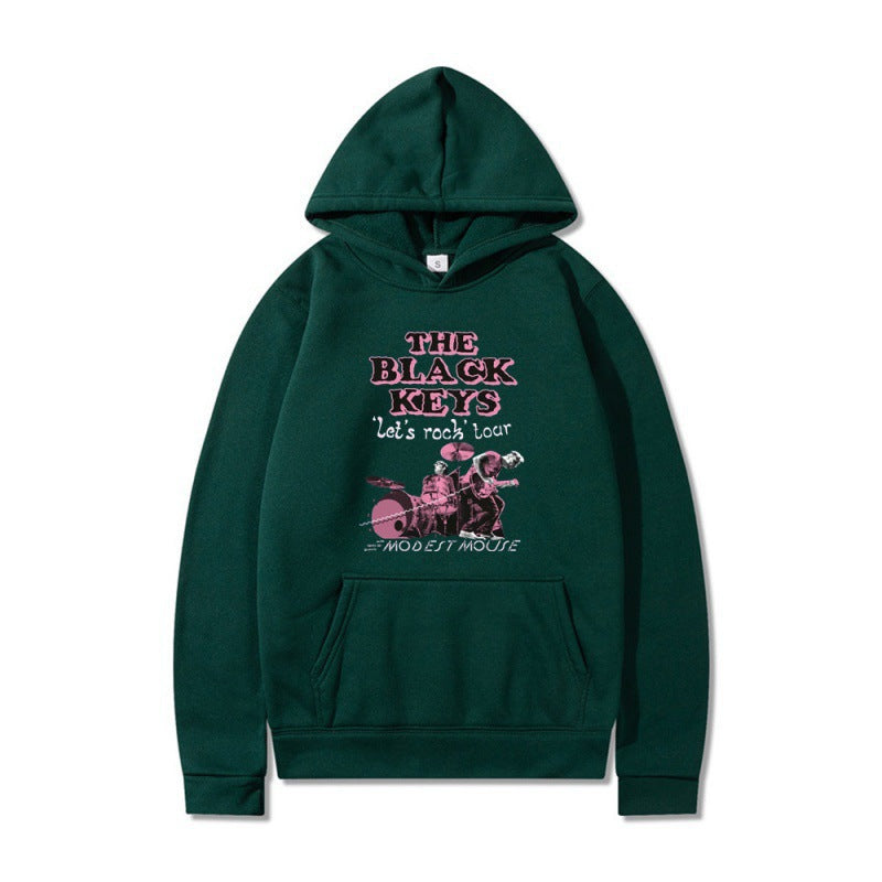 Women's hoodie with creative rock band design and comfortable fit Lune London
