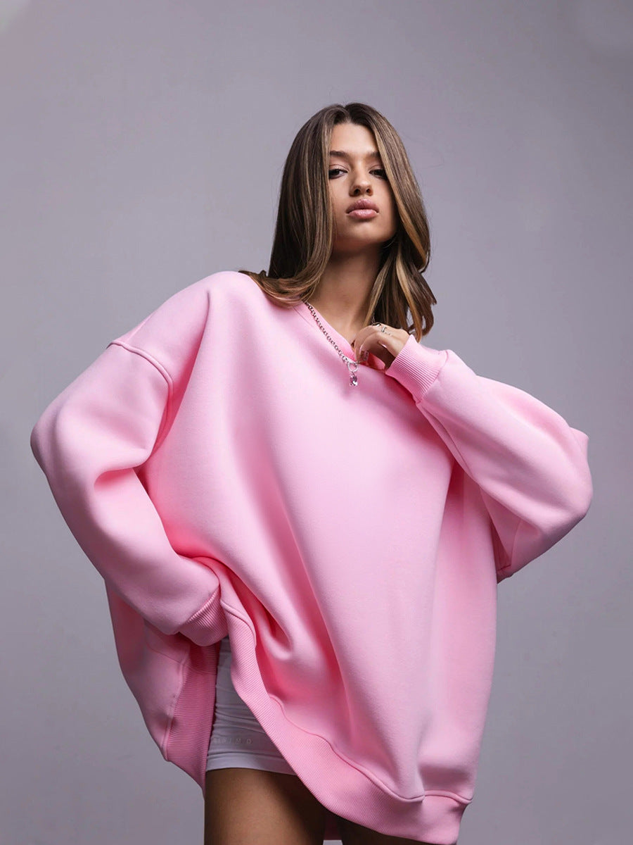 Ladies Oversized Chic Sweatshirt and Style