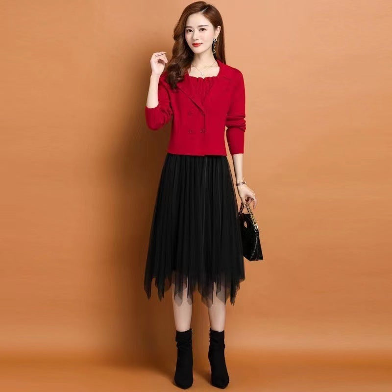 Ladies Elegant tulle dress with matching blazer Lune London