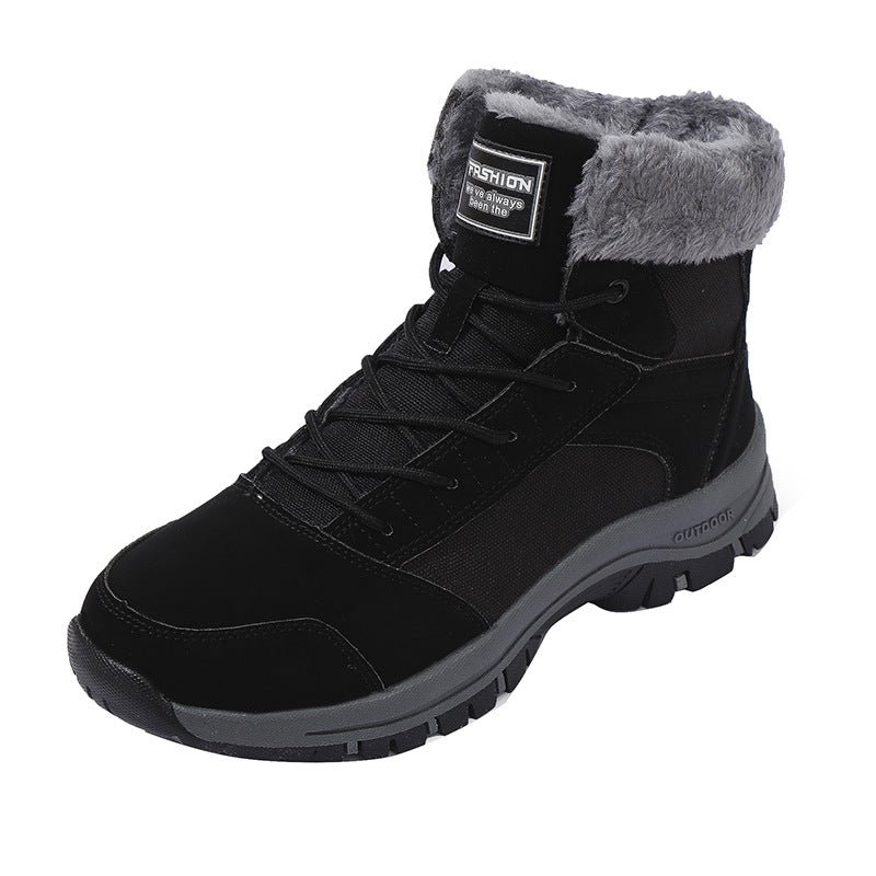 Women's winter boots lined with non-slip sole and insulated collar Lune London