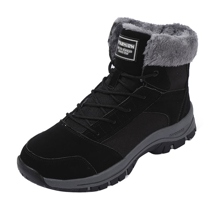 Women's winter boots lined with non-slip sole and insulated collar Lune London