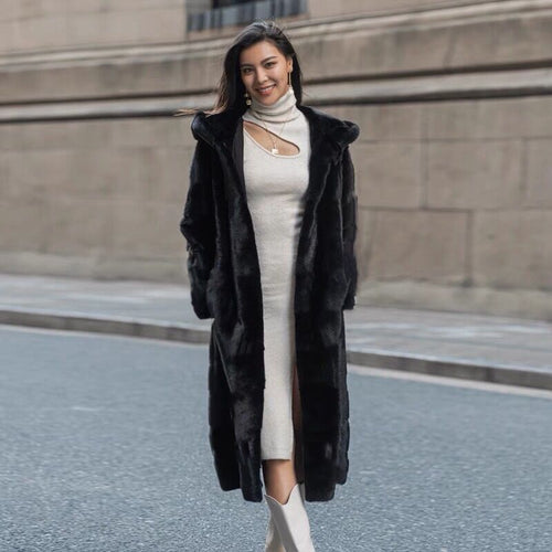 Elegant long coat for women Lune London