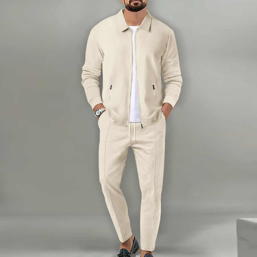 Sports leisure set for men with functional high collar and breathable properties Lune London