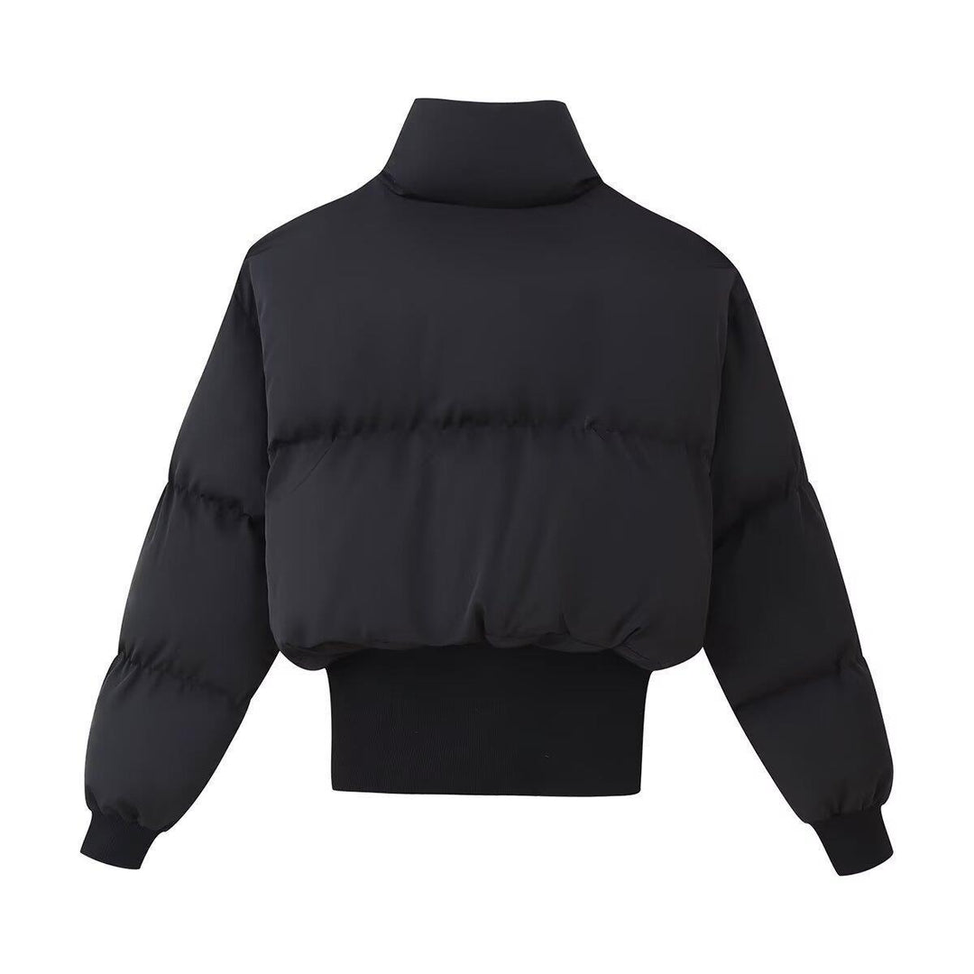 Quilted jacket for women with high collar and elastic finishes Lune London