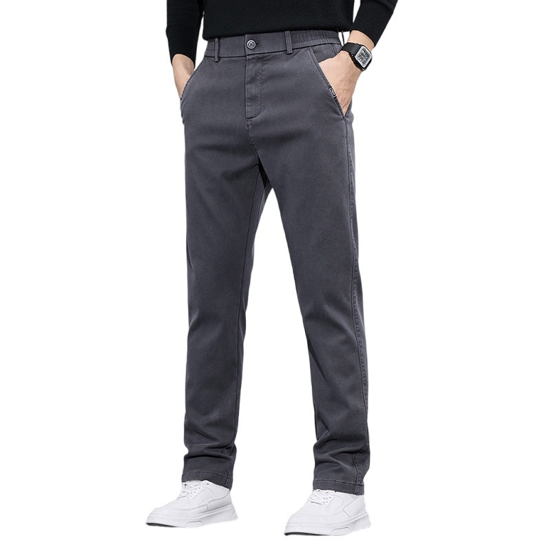 Elegant chino pants for men with slim-fit cut and versatile pockets Lune London
