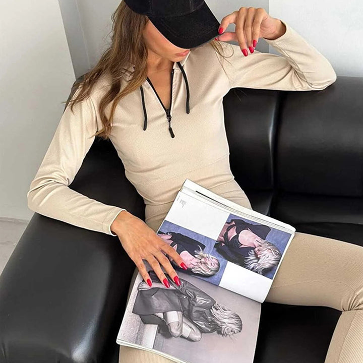 Women Sporty Long Sleeve Top Chic & Stil