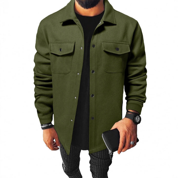 Men's blazer shirt made of durable material with practical pockets Lune London