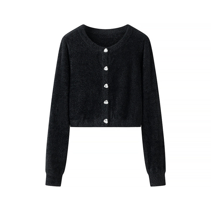 Gilet court pour femmes avec boutons brillants Chic & Stil