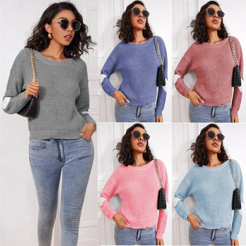Chunky knit sweater for women with trendy sleeve detail Lune London