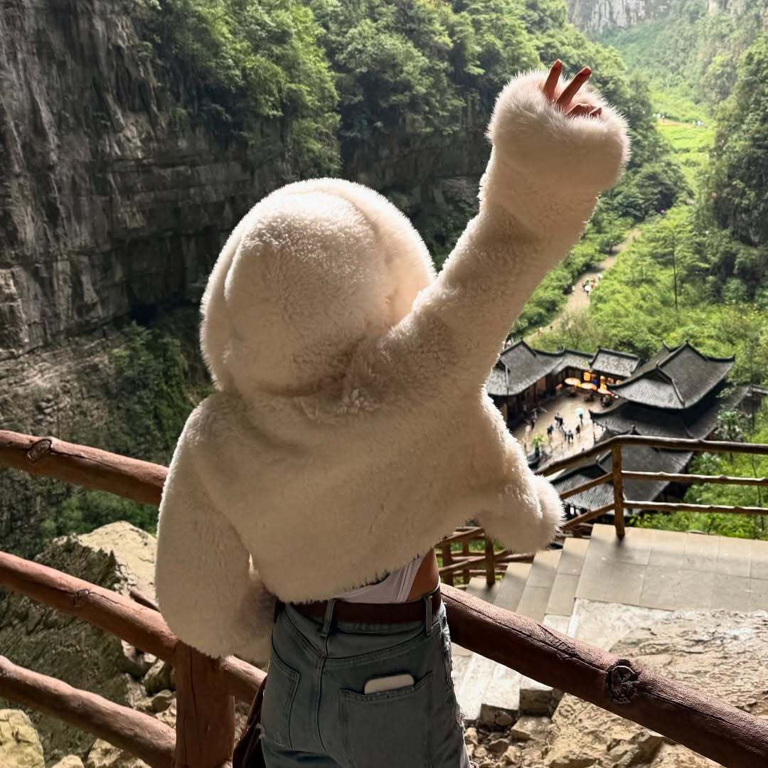 Faux fur jacket for women with a luxurious hood design Lune London