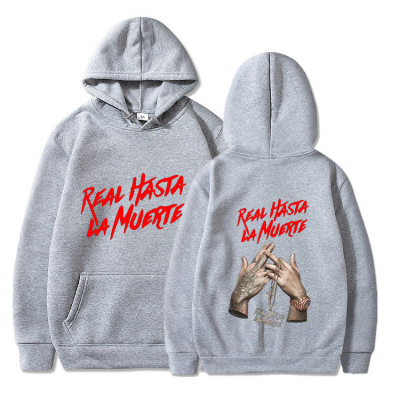 Women's hoodie with eye-catching lettering in urban style Lune London