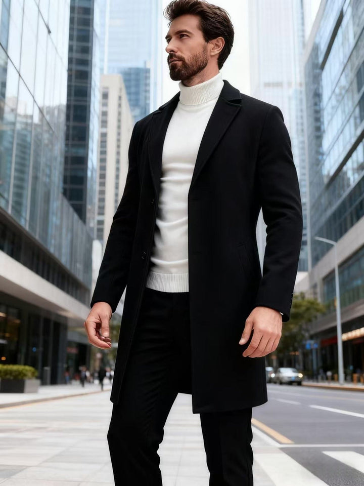 Men's elegant wool coat Lune London