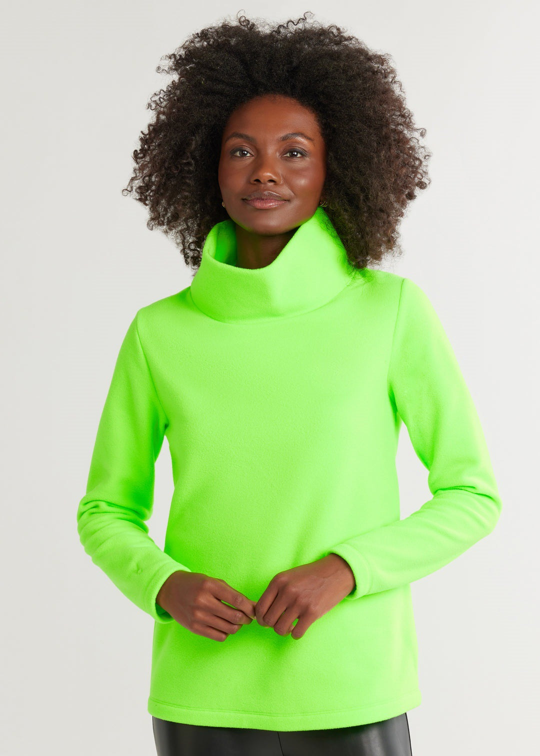 Lune London Elegant Polar Turtleneck Sweater for Women