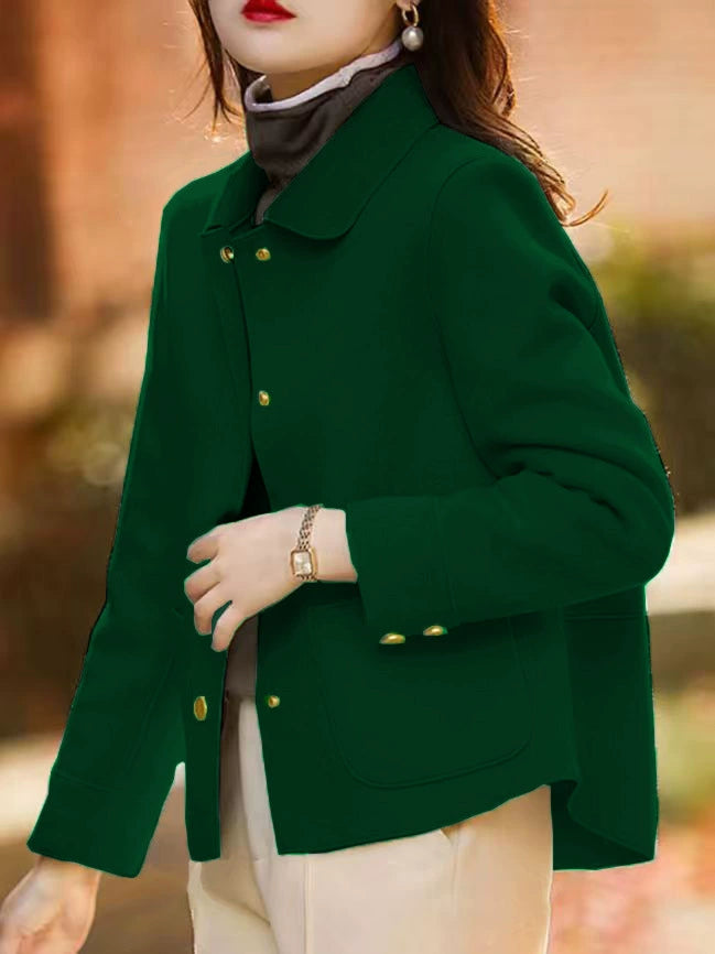 Trendy leisure jacket for women with luxurious collar and practical pockets Lune London