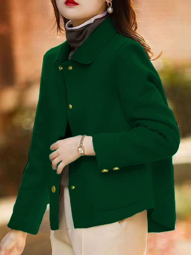 Trendy leisure jacket for women with luxurious collar and practical pockets Lune London