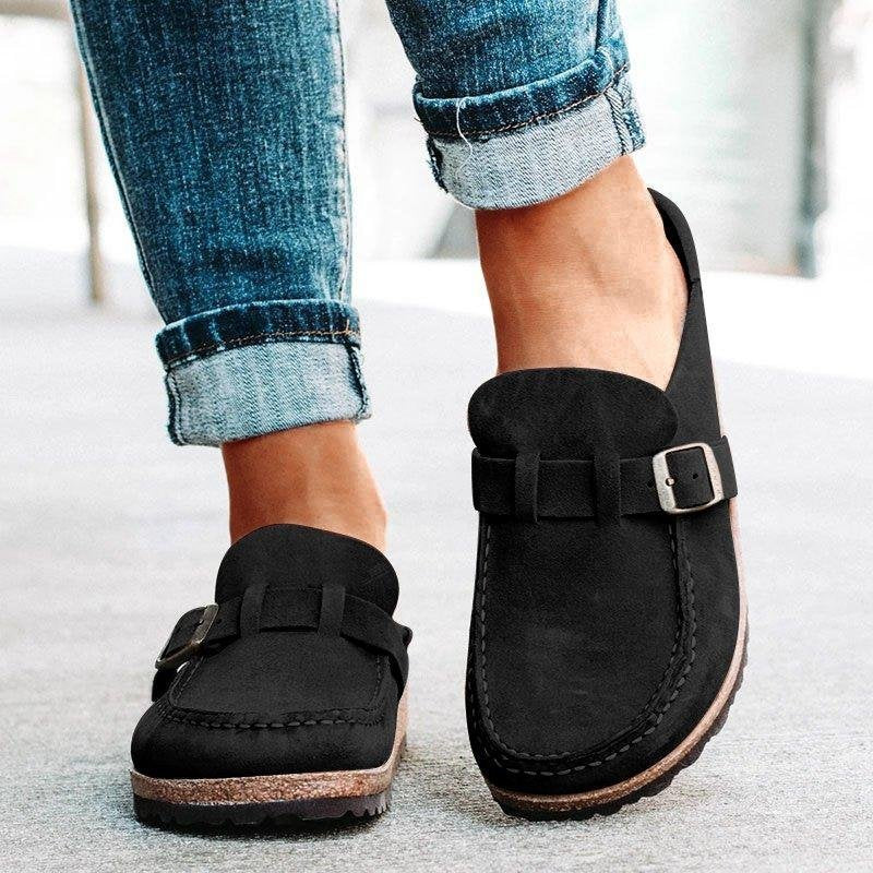 Lune London suede ballet flats for women